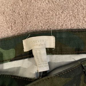 Forever 21 camo pants